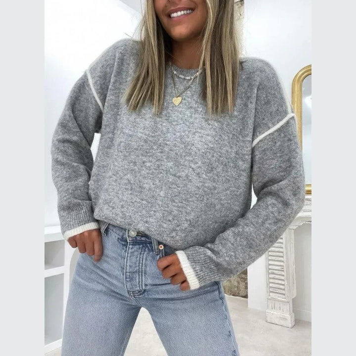 Women's Winter Round Neck Sweater – BN