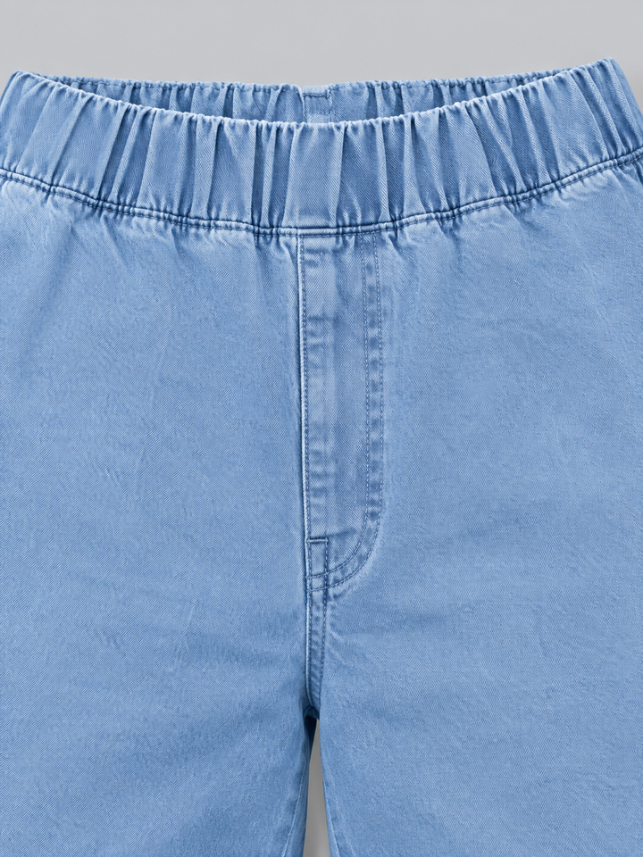 Women’s Wide Leg Jeans – High Waist Elasticated Denim