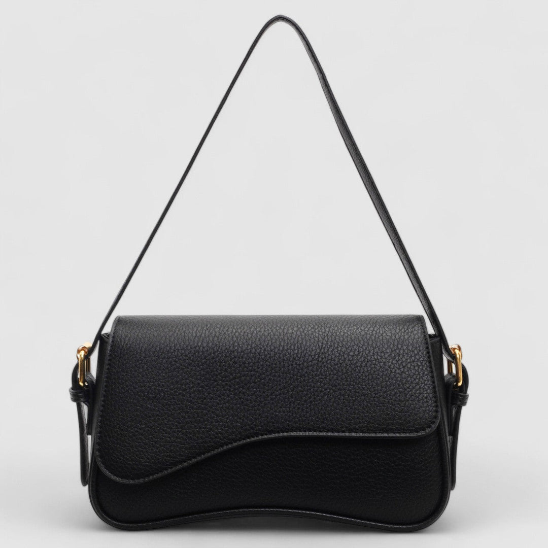 Lura | Chic Wavy Handbag Crafted from Vegan Leather