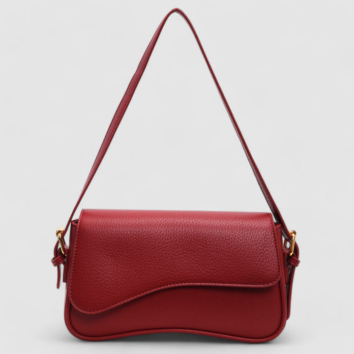 Lura | Chic Wavy Handbag Crafted from Vegan Leather