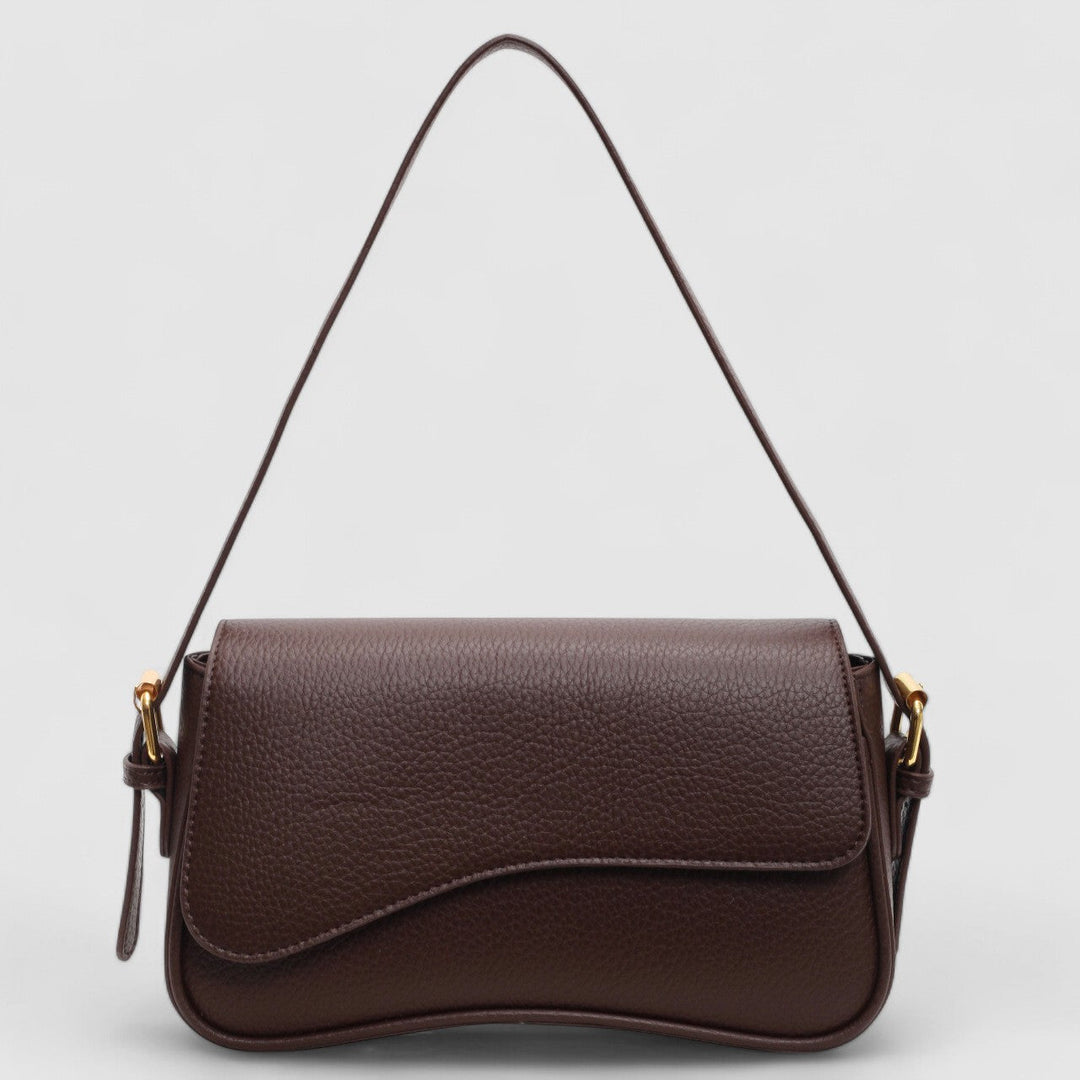 Lura | Chic Wavy Handbag Crafted from Vegan Leather