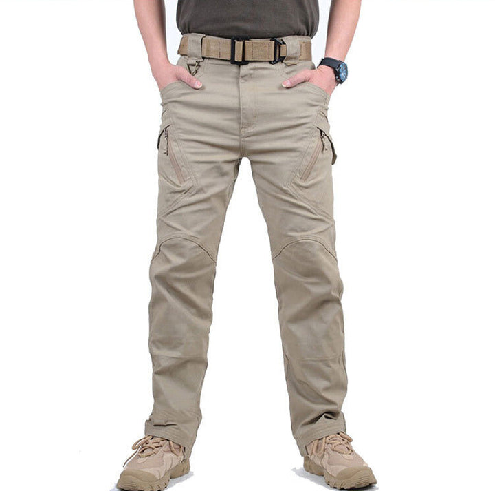 Men's Cargo Trousers Tactical Multi-Pocket Utility Tapered Drawstring Casual Streetwear Workwear Everyday Durable