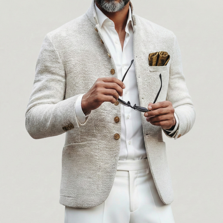 Men's Cardigan Knitted Button-Up Refined Classic Elegant Casual Smart-Casual Layering Everyday Warm Versatile Wren