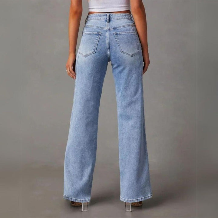 Celeste | Women's Wide-Leg Denim Trousers