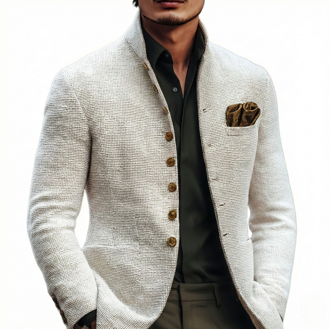 Men's Cardigan Knitted Button-Up Refined Classic Elegant Casual Smart-Casual Layering Everyday Warm Versatile Wren