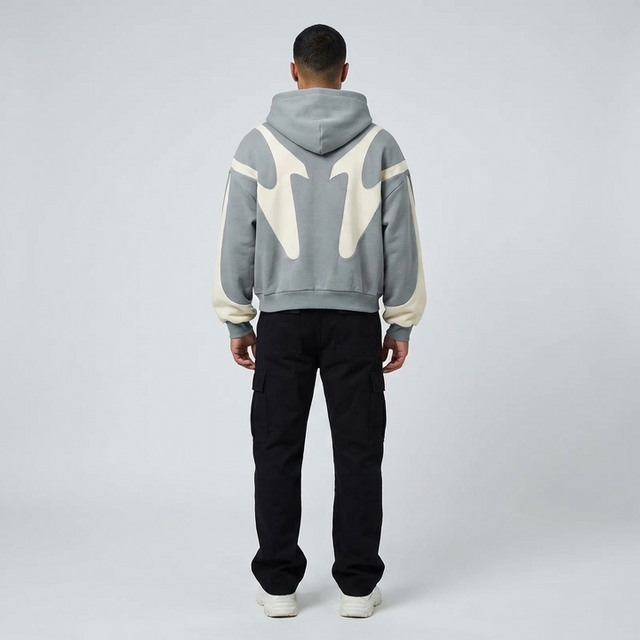 Men's Zip Hoodie Hooded Sweatshirt Full-Zip Drawstring Casual Sport Loungewear Everyday Streetwear Urban