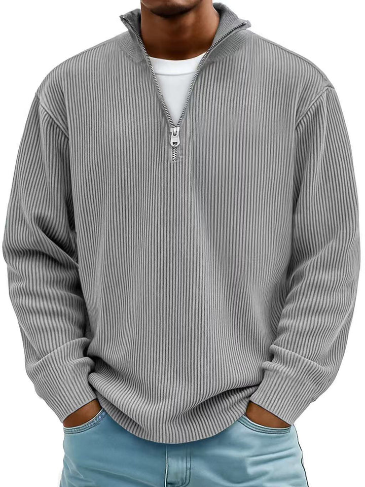 Men's Sweater Knitted Crew Neck Pullover Chic Casual Smart-Casual Layering Everyday Warm Soft Versatile Emrys