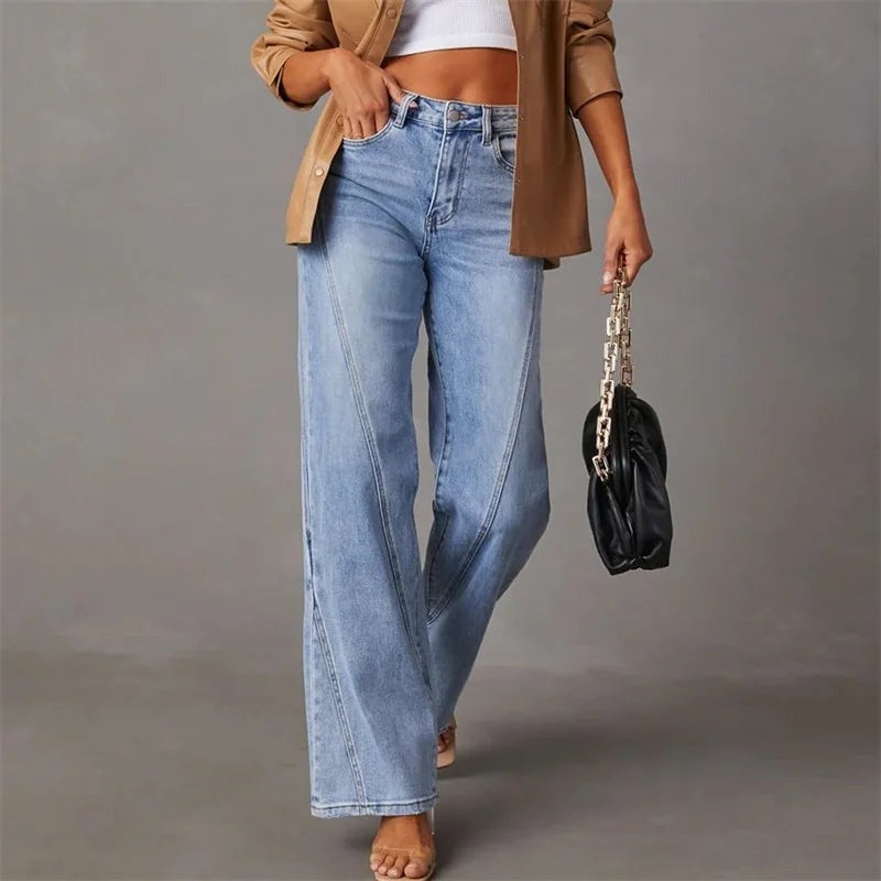 Celeste | Women's Wide-Leg Denim Trousers
