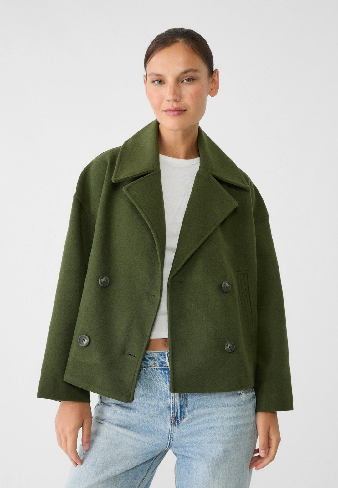Sophia | Double-Breasted Short Jacket