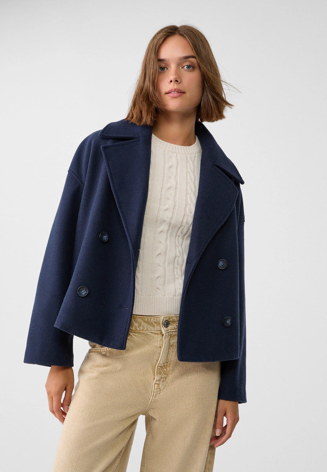Sophia | Double-Breasted Short Jacket