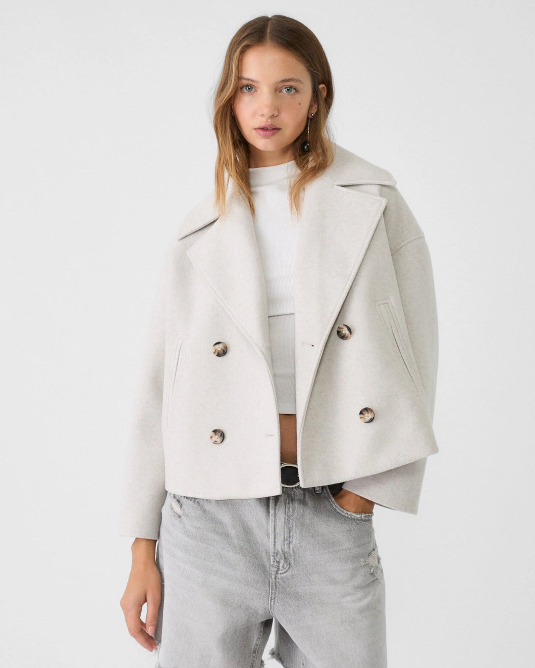 Sophia | Double-Breasted Short Jacket