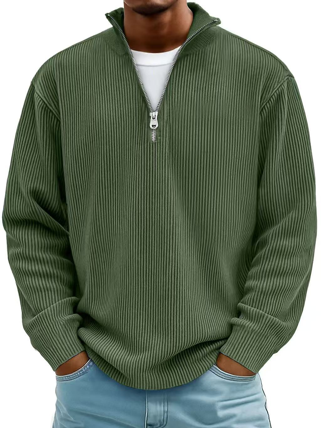 Men's Sweater Knitted Crew Neck Pullover Chic Casual Smart-Casual Layering Everyday Warm Soft Versatile Emrys