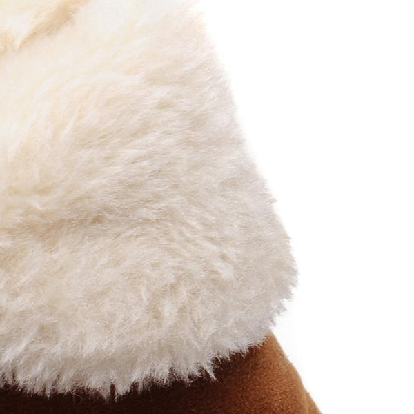 Lyn | Women's Faux Fur Trim Suede Winter Boot