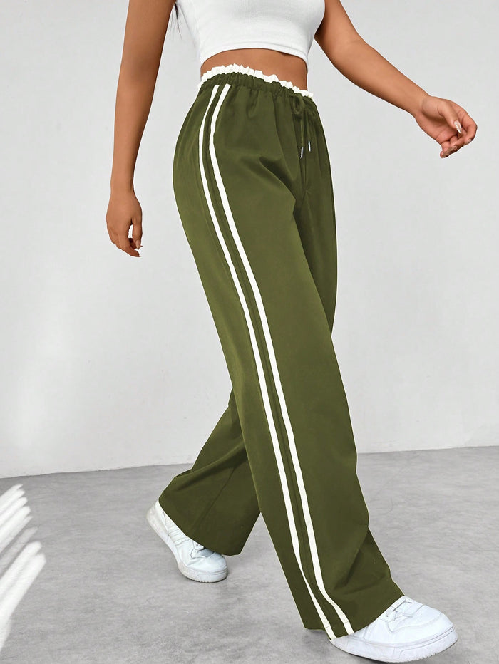 Kaeli | Women's High-Waisted Sporty Jogging Pants