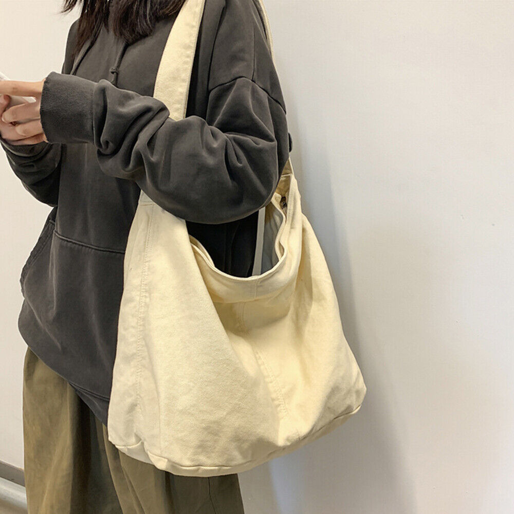 Laurah | Extra-Large Canvas Shoulder Tote