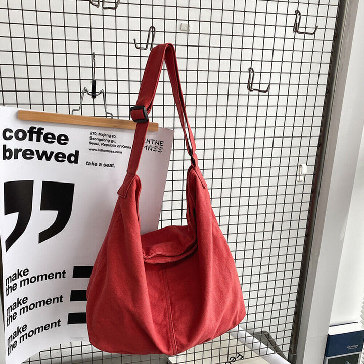 Laurah | Extra-Large Canvas Shoulder Tote