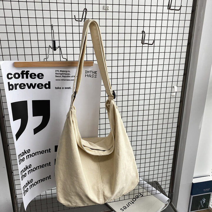 Laurah | Extra-Large Canvas Shoulder Tote