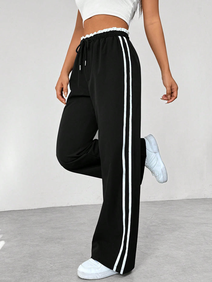 Kaeli | Women's High-Waisted Sporty Jogging Pants